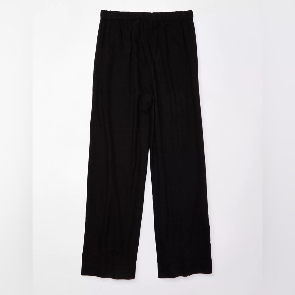 American Eagle Linen Blend Pull-on Wide Leg Pants XL